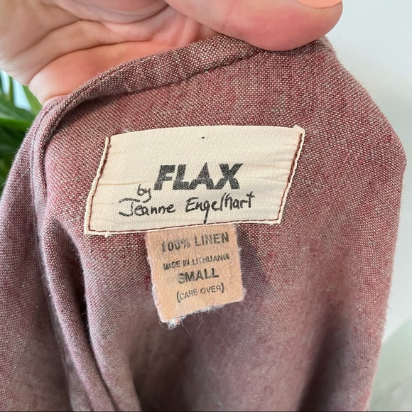 FLAX Linen Long Sleeve Tunic - Picture 5 of 5